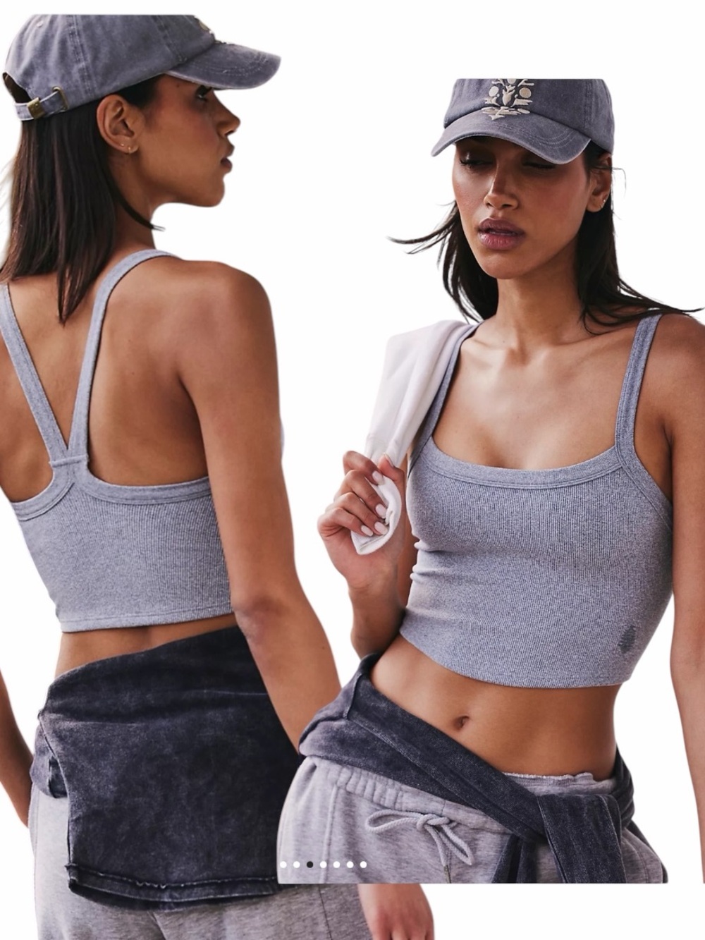 Solid clear cami